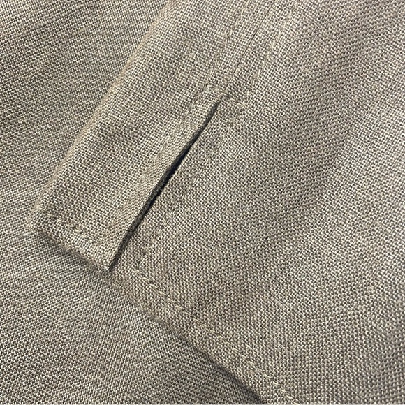 Talbots Pure Irish Linen Dark Brown Open Jacket Women’s MP LIGHTWEIGHT LUXURY - Picture 5 of 12